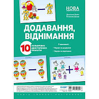 НУШ Додавання, віднімання Основа Комплект плакатів