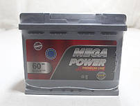 Акумулятор 6СТ 60 А (0) Євро (правий +) 540А Mega Power Premium Line