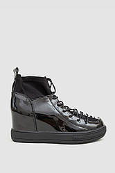 Туфлі-снікерси жіночі лакові, колір чорний, 131RA80-1 39, 39