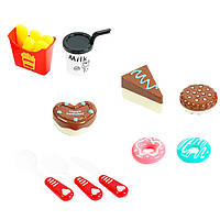 Набор игрушечных продуктов, игровой набор, сладости, посуда, столовые приборы, игрушка для детей (GY1188-3)
