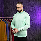 Світшот Pobedov 001 без малюнка. Колір: ментоловий, фото 4