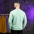 Світшот Pobedov 001 без малюнка. Колір: ментоловий, фото 5