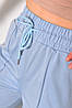 Спортивні штани жіночі блакитного кольору 175859P, фото 4