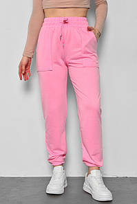 Спортивні штани жіночі рожевого кольору 175861P