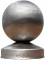 Круглая металлическая заглушка Ø77 с шаром Ø80