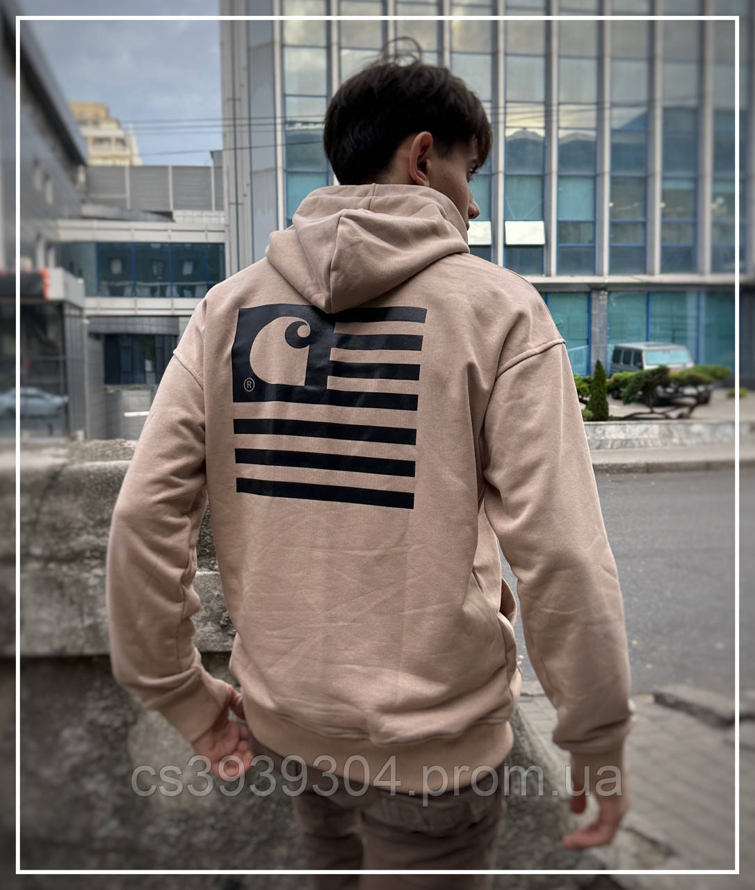 Мужская кофта с капюшоном худи Carhartt Худи Батник мужской Кофты с капюшоном - фото 2 - id-p2153339707