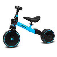 Беговел велосипед для детей самых маленьких малышей девочек мальчика Kidwell 3в1 PICO Blue
