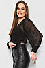 Блуза жіноча чорного кольору 173755P, фото 2
