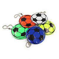 Брелок світловідбивний "М'яч" 5*5 см, 4 кольори, 100PCS без/етика