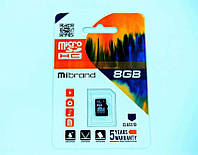 Карта памяти microSDHC 8GB Mibrand Class 10 (MICDHC10/8GB)