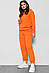 Спортивний костюм жіночий помаранчевого кольору 175875M, фото 2