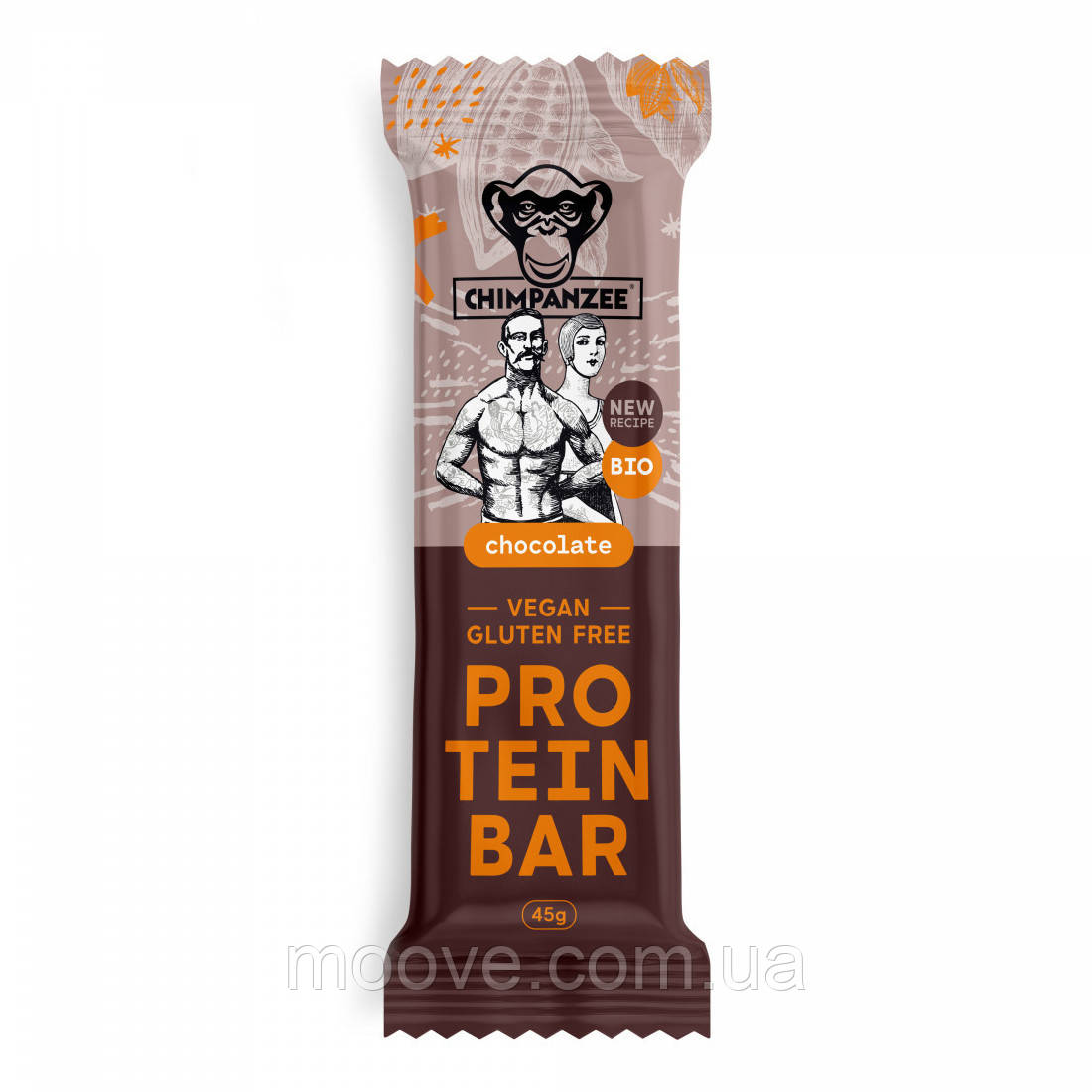 Chimpanzee Chimpanzee Bio Protein Bar Chocolate, фото 1