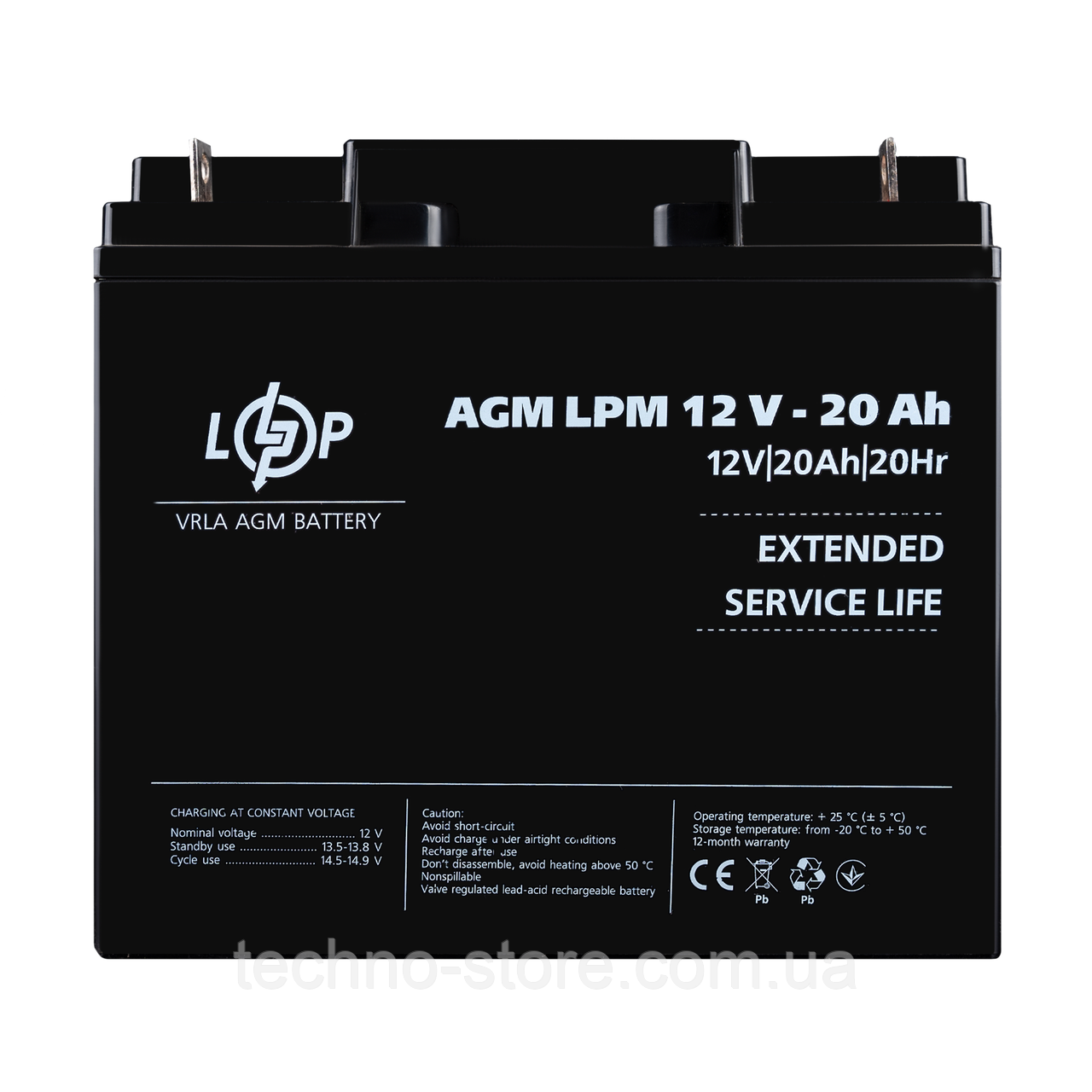 Акумулятор AGM LPM 12V - 20 Ah