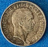 Монета Албанії 1 франг 1937 г, фото 2