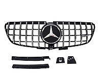 Решетка радиатора на Mercedes V-Class W447 2020-2023 года Chrome Black ( GT Panamericana ) от RT