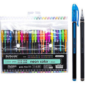 Набір гелевих ручок "Neon color" HG6107-48, 48 кольорів — MegaLavka