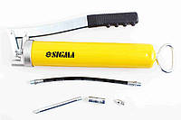 Шприц для смазки "Sigma" резин. ручка, с насадкой и шлангом (6300361)