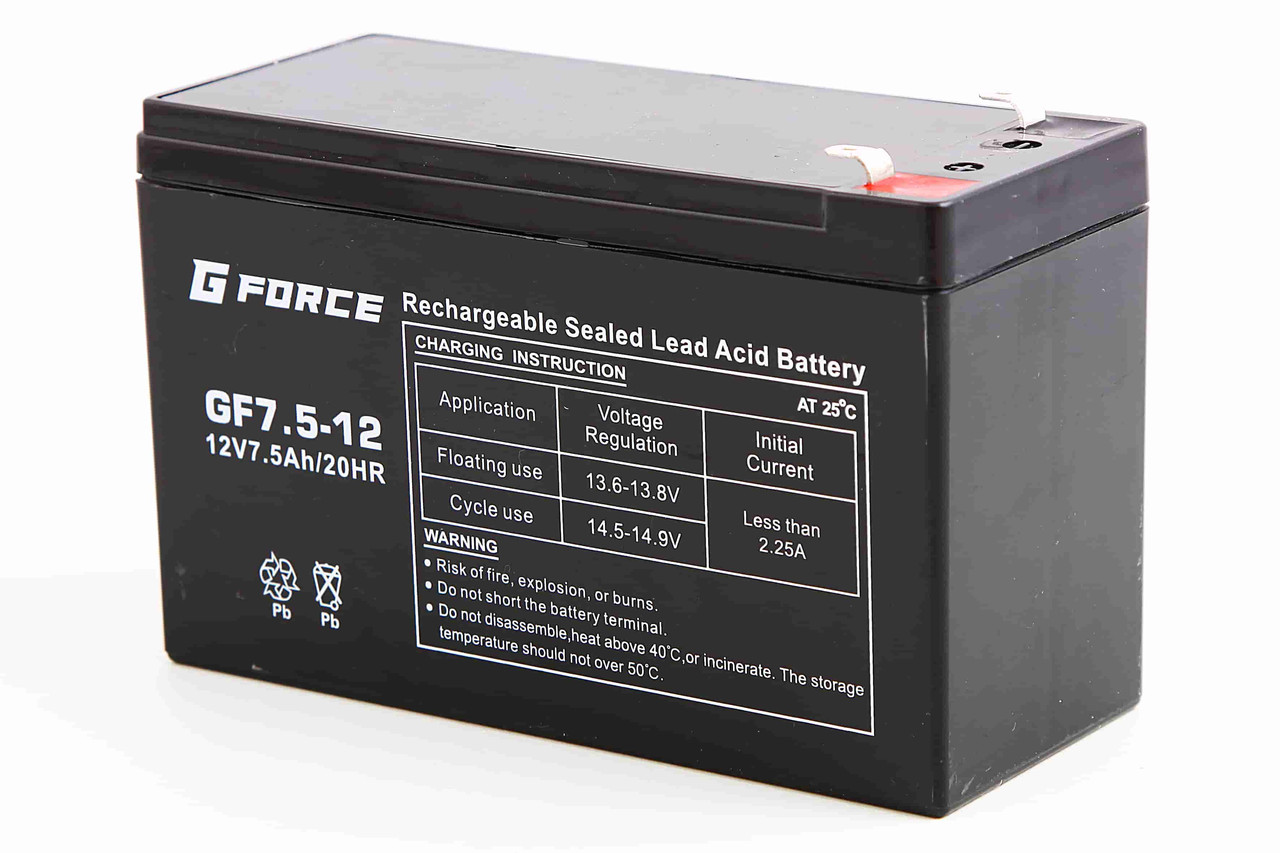 Акум. батарея для ДБЖ 12 В 7.5 А·год "G-Forse" (гарантія 1 рік із дати продажу)