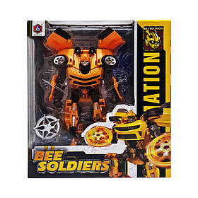 Трансформер ігровий Bee Soldiers HD 33 зі зброєю — MegaLavka