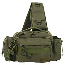 Сумка-слінг тактична з однією лямкою SILVER KNIGHT TY-7036 розмір 27x20,5x14,5 см 8 л кольору в асортименті, фото 4