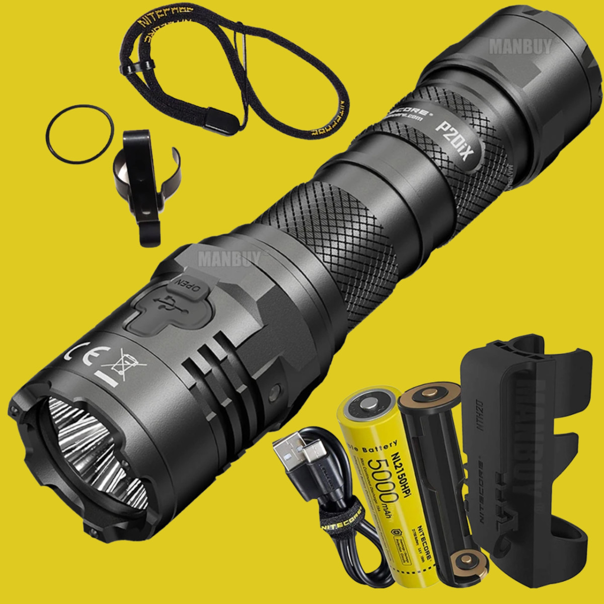 Ручний ліхтарик NITECORE P20IX (Cree XP-L2 V6, 4000 люмен, 7 режимів)