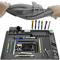 Силіконовий антистатичний паяльний килимок-органайзер Bigstren 22727, 30x45 см