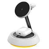 БЗП WIWU Wi-W002 3 in 1 wireless charger, фото 3
