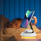 БЗП WIWU Wi-W002 3 in 1 wireless charger, фото 6