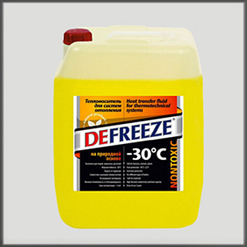 Рідина для систем опалення Defreeze -30°C 10л