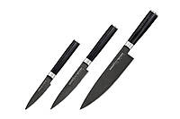 Набор из 3-х кухонных ножей Samura Mo-V Stonewash (SM-0230B) KS, код: 7940195