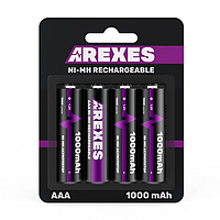 Аккумулятор ААА Arexes (1000mAh) 1.2v (NI-MH) мини пальчик