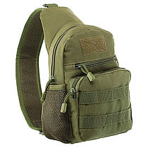 Сумка-слінг тактична з однією лямкою Military Rangers ZK-9102 розмір 28x16x10 см 5 л кольору в асортименті, фото 3