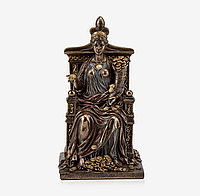 Статуэтка Veronese Богиня Удачи Фортуна на троне 27 см 72737 V4 полистоун покрытый бронзой Купить только у нас