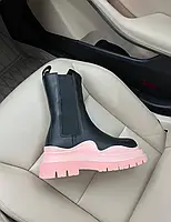 BV NO NAME BOOTS Bottega Veneta Black Pink Premium 40 m sale