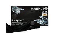 Перчатки нитриловые MediPlus BlackyPlus XL Черные 100 шт (00-00000128) LP, код: 8246448