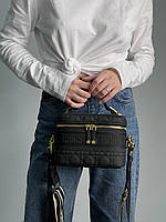 Christian Dior Travel Vanity Case Black женские сумочки и клатчи высокое качество