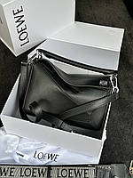 Loewe Small Puzzle Bag in Classic Calfskin Black 25 x 16 x 10 см женские сумочки и клатчи высокое качество