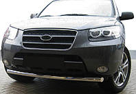 Передняя защита ST008 (нерж.) для Hyundai Santa Fe 2 2006-2012 годов от RT