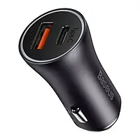 Baseus Car Charger 60W Автомобильное зарядное устройство USB-C + USB-A