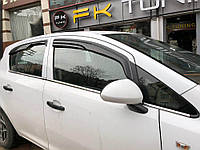 Наружняя окантовка стекол (4 шт, нерж) Carmos - Турецкая сталь для Opel Corsa D 2007-2014 годов от RT