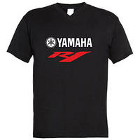 Мужская футболка с V-образным вырезом Yamaha R1
