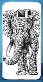 Чохол для Samsung Galaxy G920/S6 З картинкою Слон Абстракція
