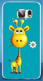 Чохол для Samsung Galaxy G920/S6 З картинкою Жирафик