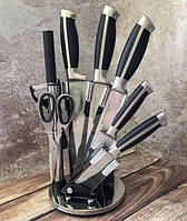 Набор ножей на подставке Edenberg EB-3611 8 предметов черный