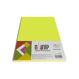 Бумага цветная флуоресцентных тонов