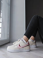 Nike Air Force 1 SHADOW White Beige Red хорошее качество кроссовки и кеды хорошее качество Размер 36