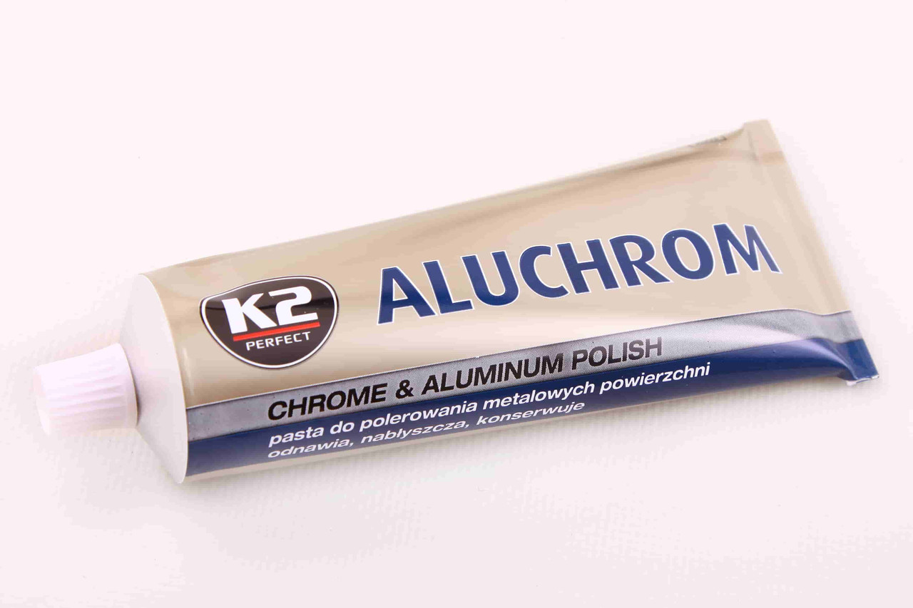 Поліроль хромованих деталей "K2" Aluchrom паста 120г