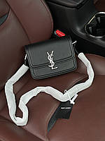 Yves Saint Laurent Solferino Black/Silver 18.5 х 14 х 5 см хорошее качество женские сумочки и клатчи