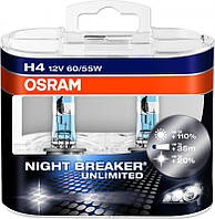 Лампа головного света Osram H4 60/55W Night Breaker Unlimited -2024110% 64193NBU от PR