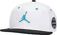 Кепка Nike JORDAN U J PRO CAP S FB FLT MVP бело-голубая FV5292-100